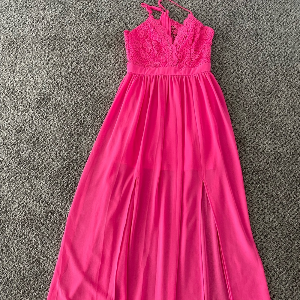 Hot Pink Maxi Dress